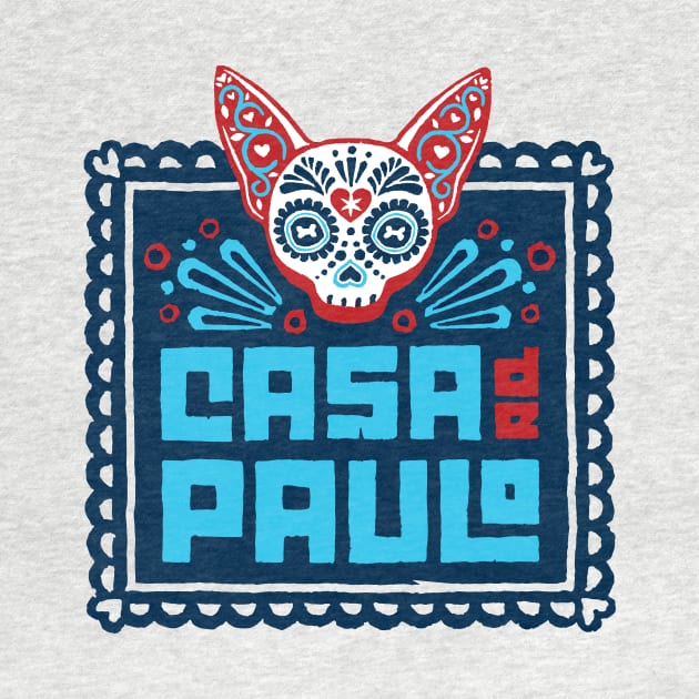 Casa de Paulo Main Logo on White by Casa_de_Paulo